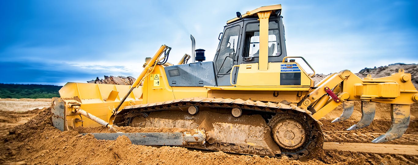 Dozer Pushing Dirt